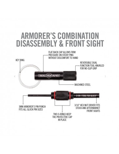Real Avid 2-in-1 Tool for Glock AVGLOCK21