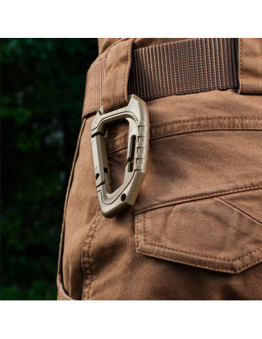 M-Tac Tactical Plastic Carabiner 93×55mm coyote