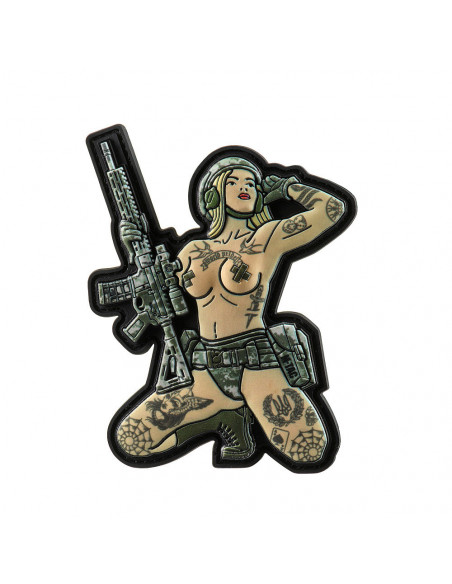 M-Tac Tactical Girl Tattoo Trident PVC Patch 51116106 M-Tac Tactical Girl Tattoo Trident PVC Patch 51116106
