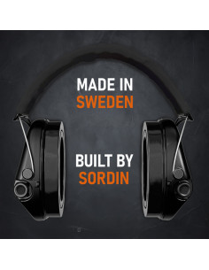 Sordin Supreme PRO by ACE Schakal Black hearing protectors 171084 2