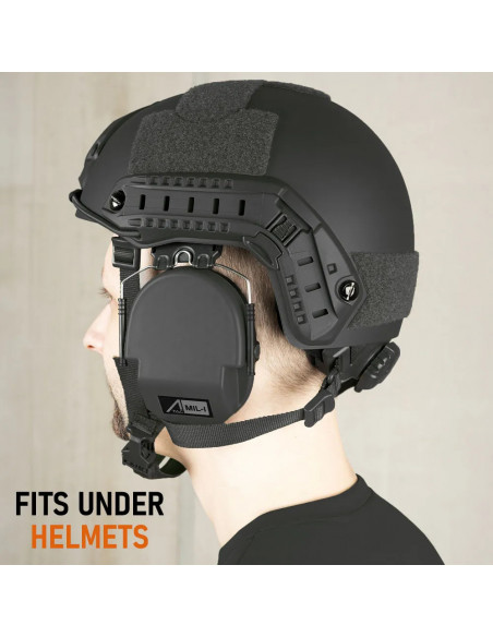 ACE Schakal MIL-I Black Ear Defenders earmuffs 161394 ACE Schakal MIL-I Black Ear Defenders earmuffs 161394