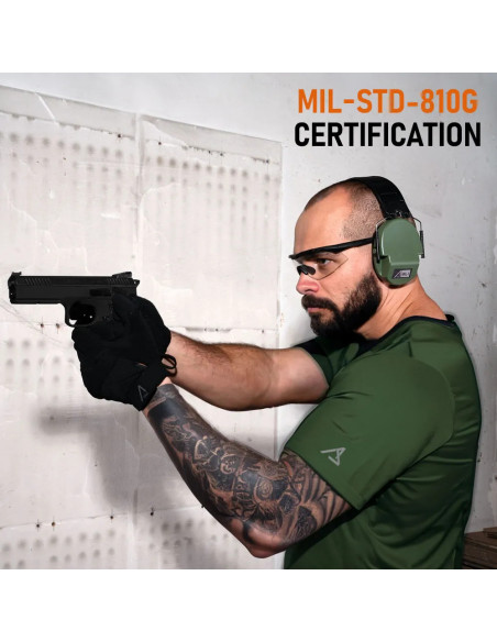 ACE Schakal MIL-I Green Ear Defenders earmuffs 161393 ACE Schakal MIL-I Green Ear Defenders earmuffs 161393