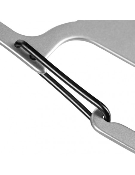M-Tac Fork Spoon with Carabiner Stainless Steel Set 60011235 M-Tac Fork Spoon with Carabiner Stainless Steel Set 60011235