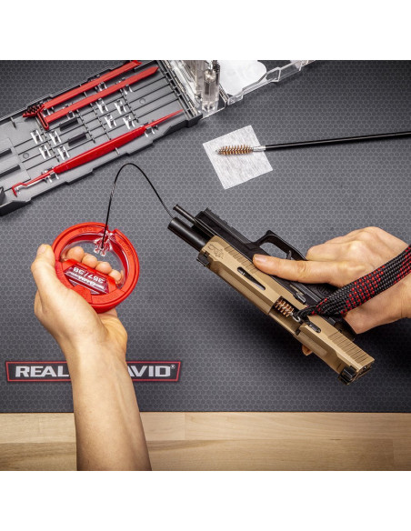 Real Avid Gun Boss Multi-Kit - .357 / .38 / 9 mm AVGBMK9MM ginklo valymo rinkinys