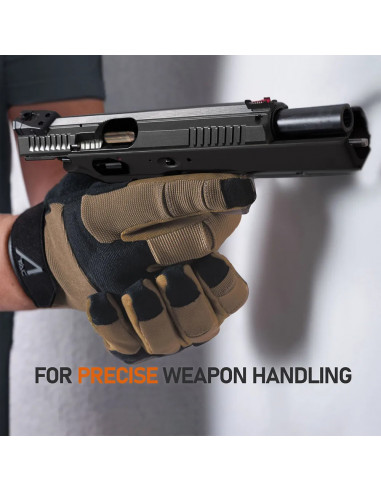ACE Schakal Outdoor Tactical Gloves for Airsoft, Paintball & Shooting Sports Desert