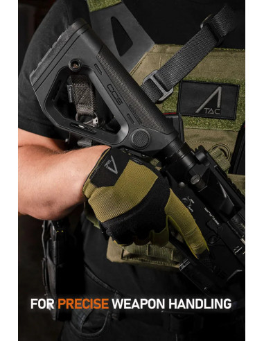 ACE Schakal Outdoor Tactical Airsoft Paintball taktinės šaudymo pirštinės Olive žalia