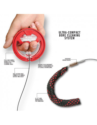 Real Avid Bore Boss .357 / .38 / 9mm AVBB9MM ginklo valymo virvė