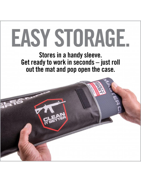 Real Avid Master Cleaning Station AR-15 ginklo priežiūros kilimėlis su įrankiais AVMCS-AR