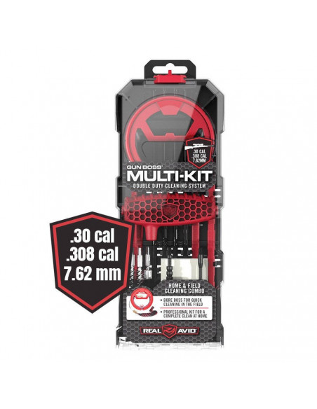Real Avid Gun Boss Multi-Kit .30 / .308 / 7.62 mm gun cleaning kit Real Avid Gun Boss Multi-Kit .30 / .308 / 7.62 mm gun cleaning kit