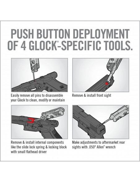 Real Avid 4-in-1 Tool for Glock AVGLOCK41