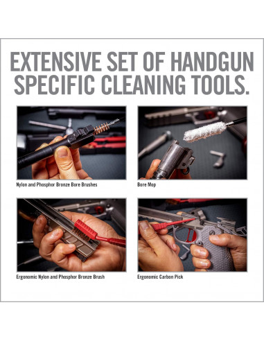 Real Avid Handgun Cleaning Kit Prime 9 mm / .357 / .38  pistoleto priežiūros rinkinys