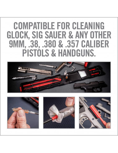 Real Avid Handgun Cleaning Kit Prime 9 mm / .357 / .38  pistoleto priežiūros rinkinys