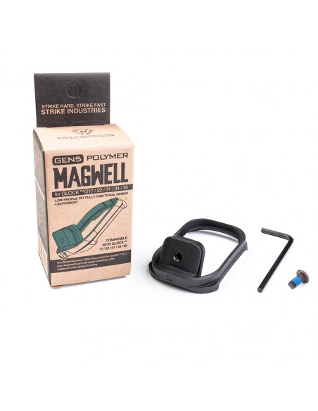 Strike Industries G5 MagWell for Glock 17 22 31 34 35 45 Gen5 rankenos praplatinimas Strike Industries G5 MagWell for Glock 17 22 31 34 35 45 Gen5 rankenos praplatinimas