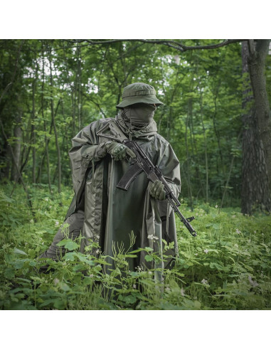 M-Tac Rain Poncho Olive palapinsiaustė apsiaustas nuo lietaus