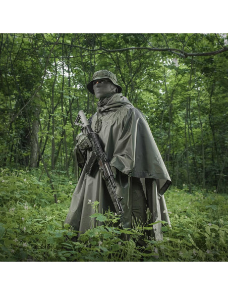 M-Tac Rain Poncho Olive palapinsiaustė apsiaustas nuo lietaus
