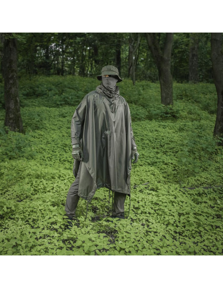 M-Tac Rain Poncho Olive palapinsiaustė apsiaustas nuo lietaus