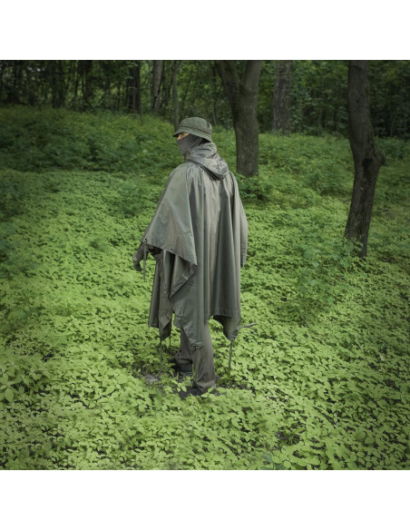 M-Tac Rain Poncho Olive palapinsiaustė apsiaustas nuo lietaus