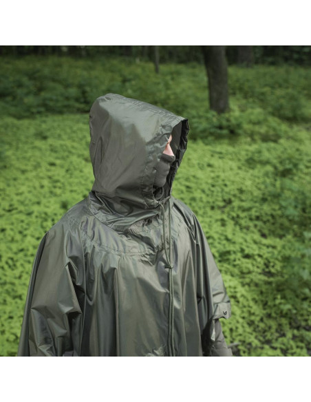 M-Tac Rain Poncho Olive palapinsiaustė apsiaustas nuo lietaus