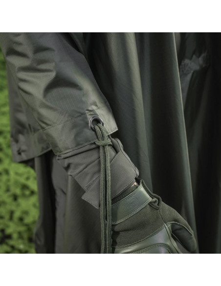 M-Tac Rain Poncho Olive palapinsiaustė apsiaustas nuo lietaus