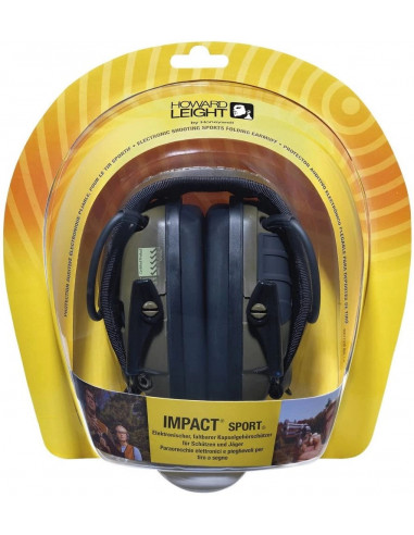 Howard Leight Impact Sport 1013530 Electronic Shooting sports earmuff Olive Green