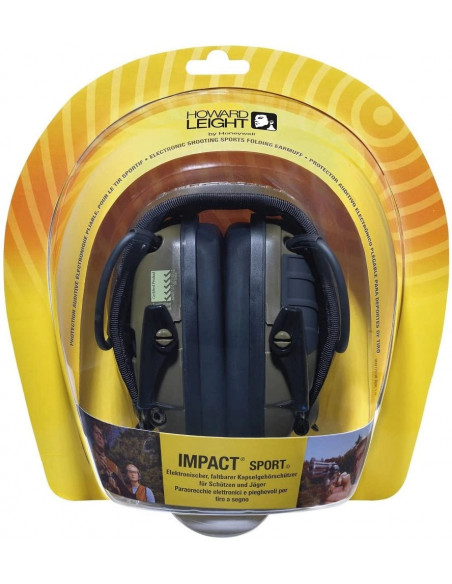Howard Leight Impact Sport Aktyvios apsauginės šaudymo ausinės žalios 1013530 Howard Leight Impact Sport Aktyvios apsauginės šaudymo ausinės žalios 1013530