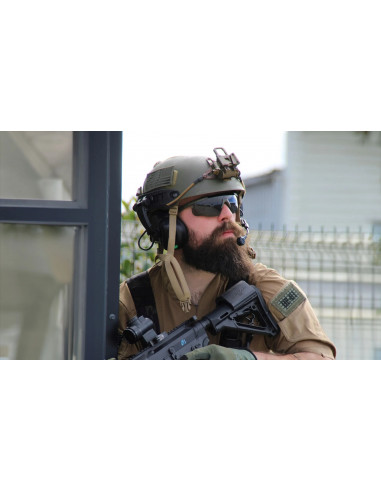 Wiley X Saber Advanced 308G OD Green glasses (3 shields)