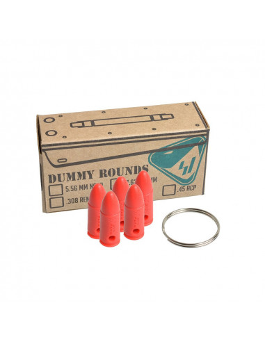 Strike Industries Dummy Round 9x19mm imitaciniai šoviniai 5 vnt SI DR-9mm