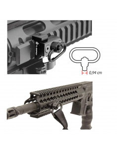UTG QD Sling Swivel Adaptor Picatinny/KeyMod Black - TL-SWPK01 2
