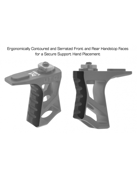 UTG Ultra Slim Handstop Grip M-LOK Black TL-HSM01 UTG Ultra Slim Handstop Grip M-LOK Black TL-HSM01