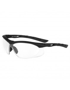 Swiss Eye Lancer Clear 40322 Ballistic Glasses Black frame