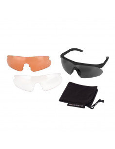 SwissEye Raptor Ballistic Glasses 3 lens kit black 10161 2