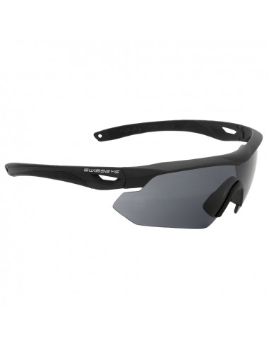 SwissEye Nighthawk Shooting Ballistic Safety Glasses black 40291 3 lenses