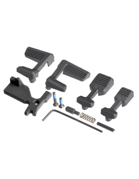 Strike Industries AR Modular Bolt Catch svirčių rinkinys su 4 mygtukais SI-AR-MBC Strike Industries AR Modular Bolt Catch svirčių rinkinys su 4 mygtukais SI-AR-MBC