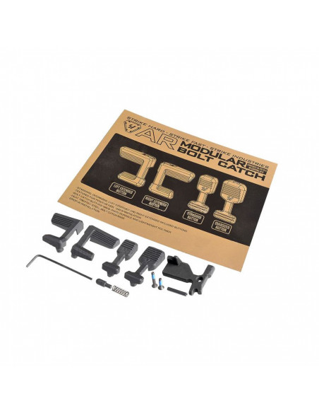 Strike Industries AR Modular Bolt Catch svirčių rinkinys su 4 mygtukais SI-AR-MBC Strike Industries AR Modular Bolt Catch svirčių rinkinys su 4 mygtukais SI-AR-MBC