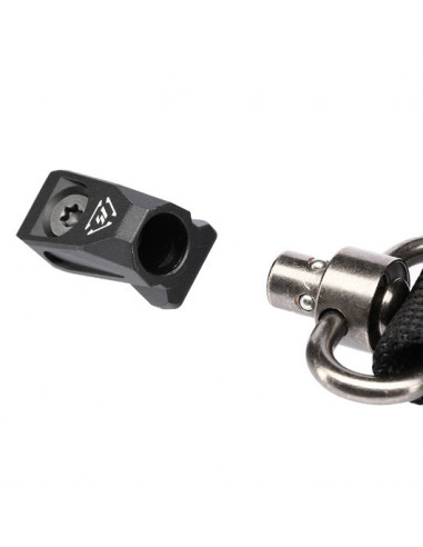 Strike Industries Port Link Angled KeyMod, M-LOK QD Mount Black SI-LINK-AQD-BK