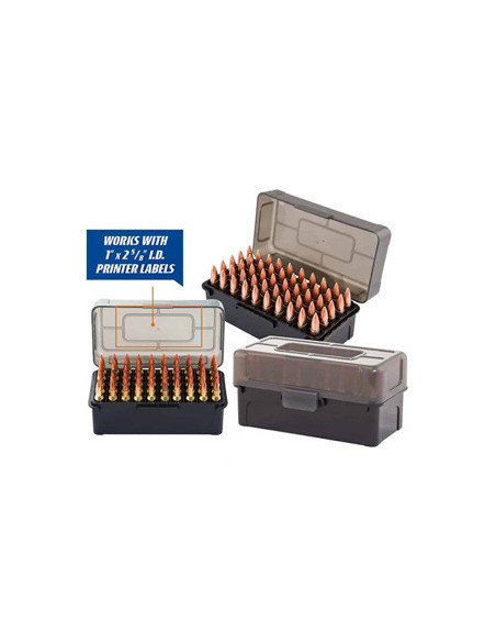 Frankford Arsenal Hinge-Top Ammo Box .25 ACP, .380 Auto, 9mm - 50 pcs Frankford Arsenal Hinge-Top Ammo Box .25 ACP, .380 Auto, 9mm - 50 pcs