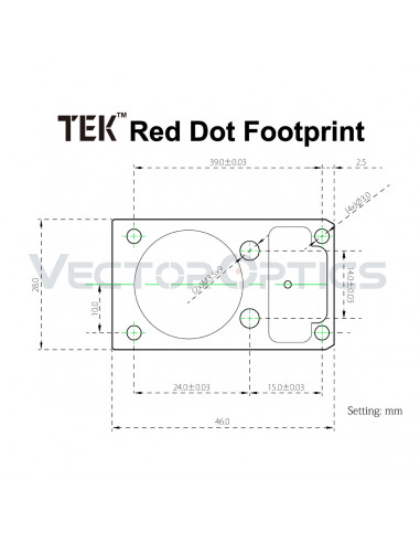 Vector Optics Frenzy 1x17x24 Red Dot Sight 3 MOA SCRD-19II