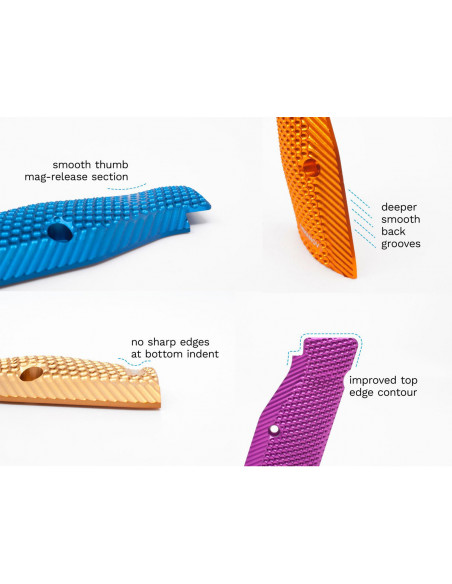 Armanov SpidErgo Gen2 rankenos kriaunos CZ Shadow 2 Compact raudona