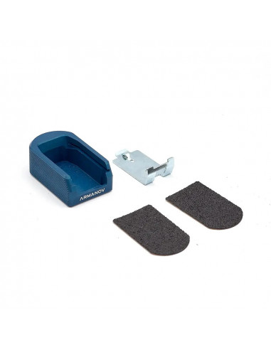 Armanov MaXXXGrip Magazine +2 Rounds Base Pad for CZ P09 CZ P10