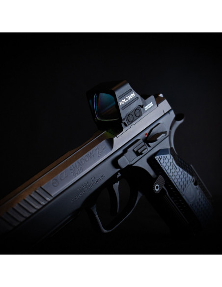 CZ shadow 2 Holosun HE507COMP-GR green dot sight with large window and CRS reticle system. CZ shadow 2 Holosun HE507COMP-GR green dot sight with large window and CRS reticle system.