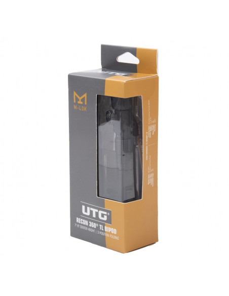 UTG Recon 360 TL Bipod M-LOK adjustable 7" to 9" TL-BPM01-B UTG Recon 360 TL Bipod M-LOK adjustable 7" to 9" TL-BPM01-B