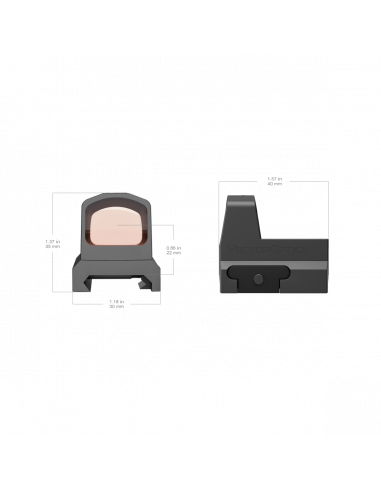 Vector Optics Red Dot Sight Frenzy-S 1x16x22 3MOA SCRD-49
