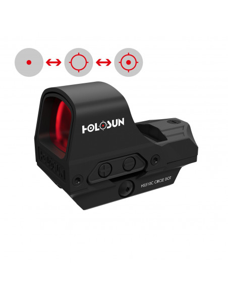 Holosun HS510C Open Reflex red dot sight solar Holosun HS510C Open Reflex red dot sight solar