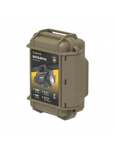 Armytek Buckler M1 Weapon mounted Flashlight Picatinny QD White Light F09301C Armytek Buckler M1 Weapon mounted Flashlight Picatinny QD White Light F09301C