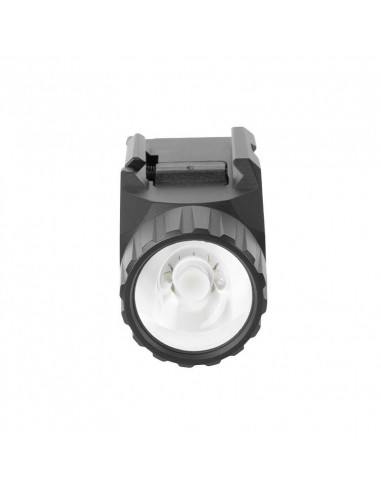 Holosun P.ID 1000 lumen tactical rechargeable weapon flashlight mounted on a pistol