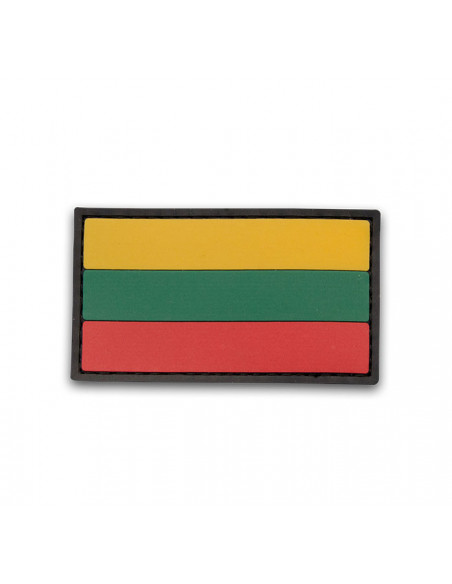 PVC Lithuanian Flag Patch 50×30 mm