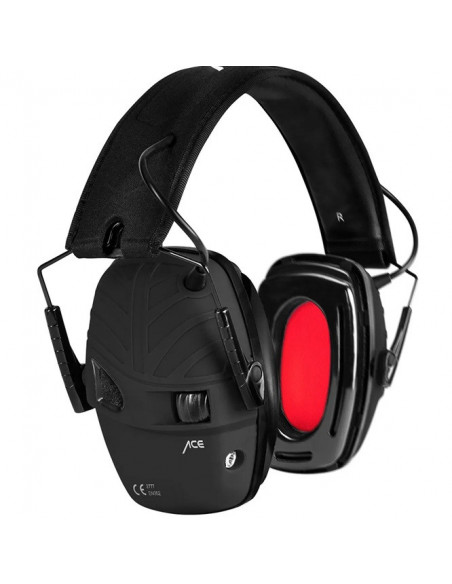 ACE Alpha Electronic Hearing Protector SNR 29 dB - BLACK