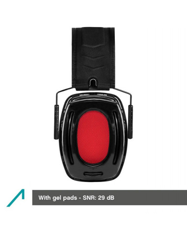 ACE Alpha Aktyvios apsauginės šaudymo ausinės SNR 29 dB juoda