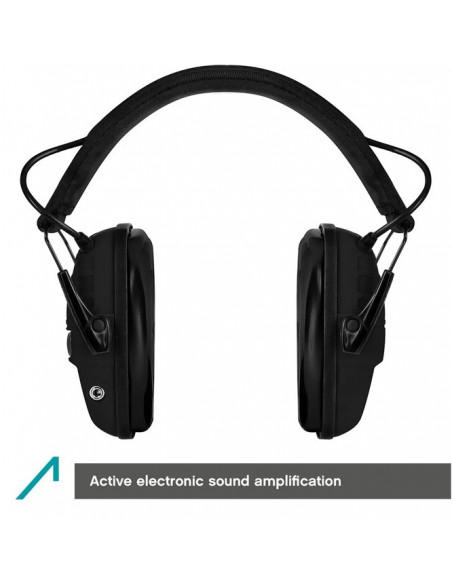 ACE Alpha Aktyvios apsauginės šaudymo ausinės SNR 29 dB juoda