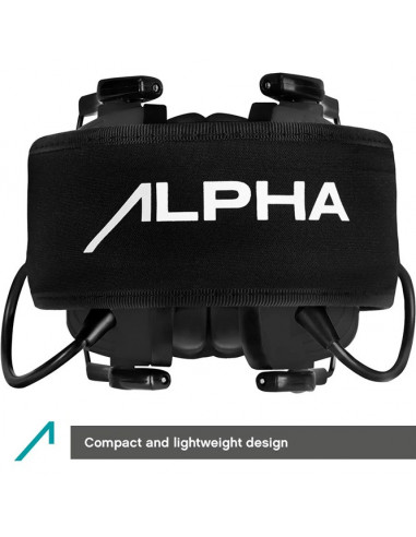 ACE Alpha Aktyvios apsauginės šaudymo ausinės SNR 29 dB juoda